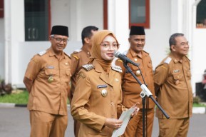 Pimpin Apel Pagi, Mbak Vinanda Tekankan Pelestarian Lingkungan dan Literasi