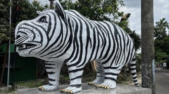 Patung Macan Putih Viral di Kediri Ditawar Ratusan Juta, dari Jogja hingga Bali