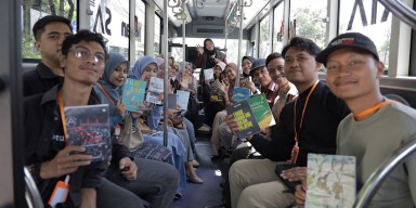 Disarpus Kota Kediri Hadirkan TransLiteria, Membaca Bisa Dilakukan Sambil Bepergian