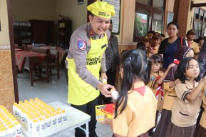Kisah Si Kuning,  Oase Gizi dan Senyum Dari Polres Tulungagung