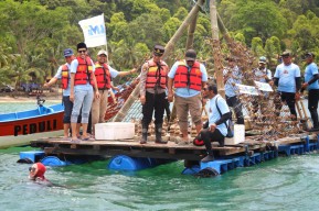 Jaga Ekosistem, Pelindo Lakukan Konservasi Terumbu Karang di Pantai Trenggalek
