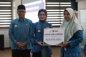 Mbak Vinanda Beri Apresiasi ntuk Kafilah Kota Kediri Berprestasi di MTQ XXXI Jatim 2025