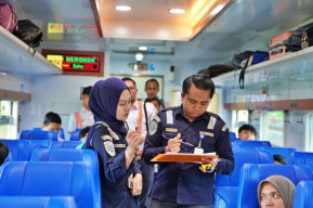 Pastikan Kenyamanan Penumpang, Daop 7 Madiun Lakukan Inspeksi Stasiun