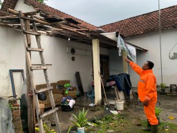 Belasan Rumah Warga Tulungagung Rusak Karena Angin Puting Beliung