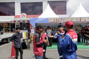 Genjot Aspek HSSE, Pertamina Jatimbalinus Edukasi Safety Konsumen di Surabaya