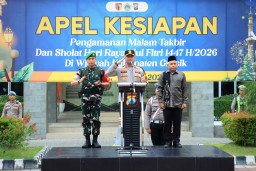 Kapolres Gresik Imbau Warga Tak Gelar Takbir Keliling