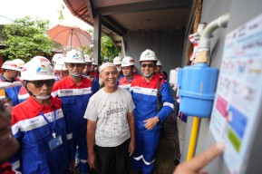 Hemat dan Praktis, Ribuan Rumah di Sleman Kini Terkoneksi Gas Bumi