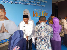 Bupati Tulungagung Gelar Halal Bi Halal Dengan ASN, Ini Pesannya