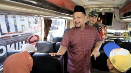 Pemkab Gresik Berangkatkan 15 Bus dalam Mudik Gratis 2026