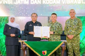 Gubernur Khofifah Apresiasi Sinergi  Pemprov dan Kodam V/Brawijaya