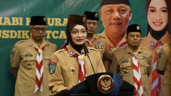 Mbak Vinanda Hadiri Pelantikan Pengurus Pramuka, Tekankan Pembentukan Generasi Berkarakter