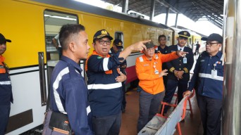 KAI Daop 8 Surabaya Cek Kesiapan Stasiun Lamongan Jelang Mudik Lebaran 2026