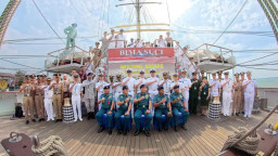 70 Taruna Dunia Berkumpul di KRI Bima Suci ASEAN Plus Cadet Sail 2026