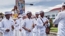 Melihat Tawur Agung Kesanga Jelang Nyepi 1948 Saka di Kediri
