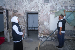 Pemugaran Sayap Barat Gedung Negara Grahadi Dimulai, Ini Harapan Khofifah