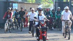 Sehari Tanpa BBM di UIN KHAS Jember: Kampus Hening, Sepeda Jadi Primadona