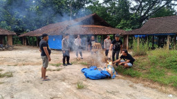Polres Ponorogo Gerebek Judi Sabung Ayam dan Dadu, Pelaku Kocar-kacir
