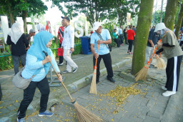 Korvei di Taman Hijau SLG, Komitmen Pemkab Kediri Jaga Kebersihan Ruang Publik