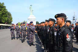 Koarmada II Gelar Apel Latopslagab 2026, TNI AL Tekankan Kesiapan Tempur