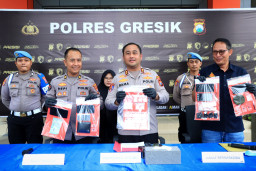 Polres Gresik Bongkar Jaringan Narkoba Lintas Kota, 4 Tersangka Diringkus