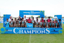 Serunya Freeport Grassroots Tournament 2026, Diikuti 300 Pesepakbola Cilik di Gresik