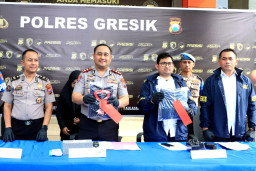 Polres Gresik Bekuk Pelaku Pencabulan Anak Dibawah Umur