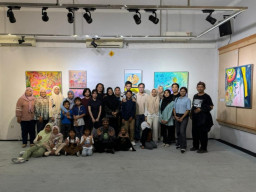 Sanggar DAUN Gelar Pameran HUT ke-22 di Galeri Prabangkara Surabaya