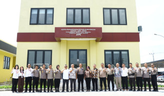 Perkuat Pengamanan Obvitnas, JIIPE Serahkan Fasilitas Kantor Kepolisian Modern