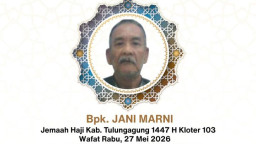 Lagi, Jemaah Haji Asal Tulungagung Meninggal Dunia Karena Dehidrasi