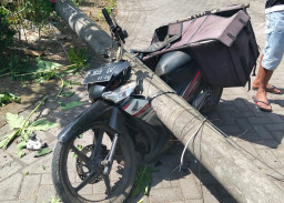 Niat Antar Pesanan, Pedagang Ayam di Jember Tewas Tertimpa Tiang Listrik