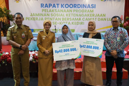 Wali Kota Kediri Perkuat Perlindungan Pekerja Rentan Lewat Jaminan Sosial