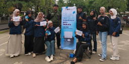 HMPS UIN Satu Peringati Hari Kebebasan Pers Sedunia di Titik Nol Tulungagung