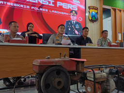 Pria Asal Gresik Ajak Anak dan Istri Curi Pompa Air di Lamongan