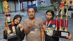 Warisi Darah Pesilat, Kakak Beradik asal Kediri Ukir Prestasi hingga Nasional