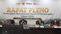 Rapat Pleno TPAKD 2026, Wali Kota Kediri Tekankan Digitalisasi dan Literasi Keuangan