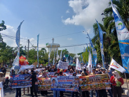 Relawan MBG dan SPPG di Lamongan Turun Jalan Dukung Program MBG