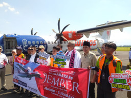 Penerbangan Jember-Surabaya Resmi Dibuka, Gus Fawait Optimistis Ekonomi Meroket