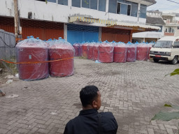 Puluhan Tandon Air Disiapkan BPBD Tulungagung Untuk Antisipasi Kekeringan