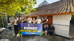 Lapas Tulungagung Libatkan Warga Binaan Untuk Renovasi Rumah Warga