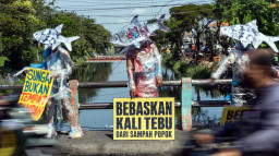 Kali Tebu Surabaya Tercemar, Aktivis Peringatkan Mikroplastik Racuni Ikan