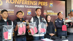 Beraksi di 20 TKP, Pasangan Jambret Asal Malang Ditangkap Polisi Tulungagung