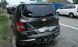 Kecelakaan Beruntun di Tol Waru-Perak, 5 Mobil Rusak