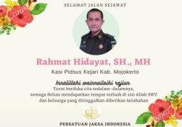 Terkonfirmasi Covid-19, Kasi Pidsus Kabupaten Mojokerto Tutup Usia
