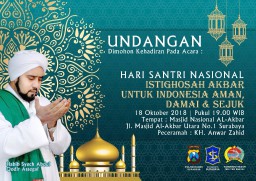 Peringati Hari Santri Nasional, Polisi Gelar Istigosah Akbar