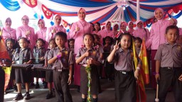 Ketua Bhayangkari Polda Jatim Edukasi 300 Siswa TK dan SD