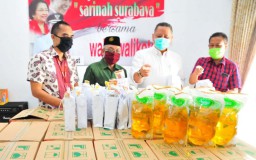 Warga Terdampak Corona di Surabaya Dapat 1000 Paket Sembako Alfamart