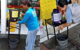 Alfamart di Surabaya Mulai Sediakan Wastafel Portable dan Sabun
