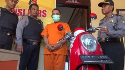 Berdalih Cari Ayam Jago, Pria ini Bawa Kabur Motor Tukang Ojek