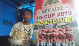 Timnas U22 Juarai AFF, Warga di Blitar Bikin Bakso Sebesar Bola