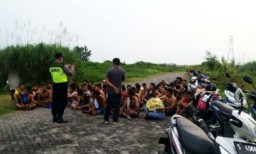 Terlibat Balap Liar di Tengah Corona Mewabah, 30 ABG Mojokerto Diciduk